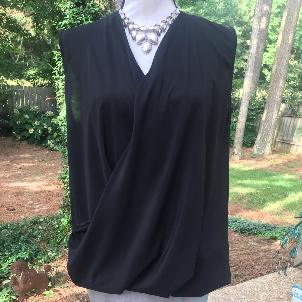 Silver mini and black top